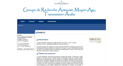 Desktop Screenshot of gramata.univ-paris1.fr