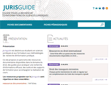 Tablet Screenshot of jurisguide.univ-paris1.fr