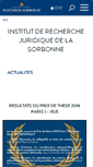 Mobile Screenshot of irjs.univ-paris1.fr