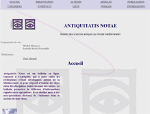 Tablet Screenshot of antiquitatis-notae.univ-paris1.fr