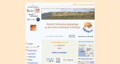 Desktop Screenshot of infogeo.univ-paris1.fr