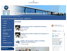 Tablet Screenshot of cesdoc.univ-paris1.fr