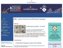 Tablet Screenshot of ihrf.univ-paris1.fr